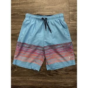 Spyder Boys Small 7/8 Swim Trunks Red and Blue